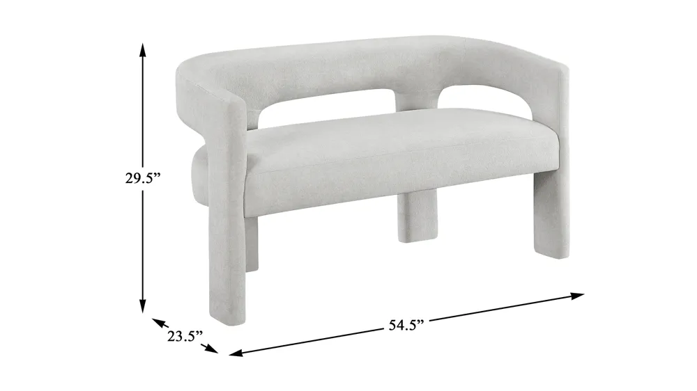 Charlotte Upholstered Bench Dimensions