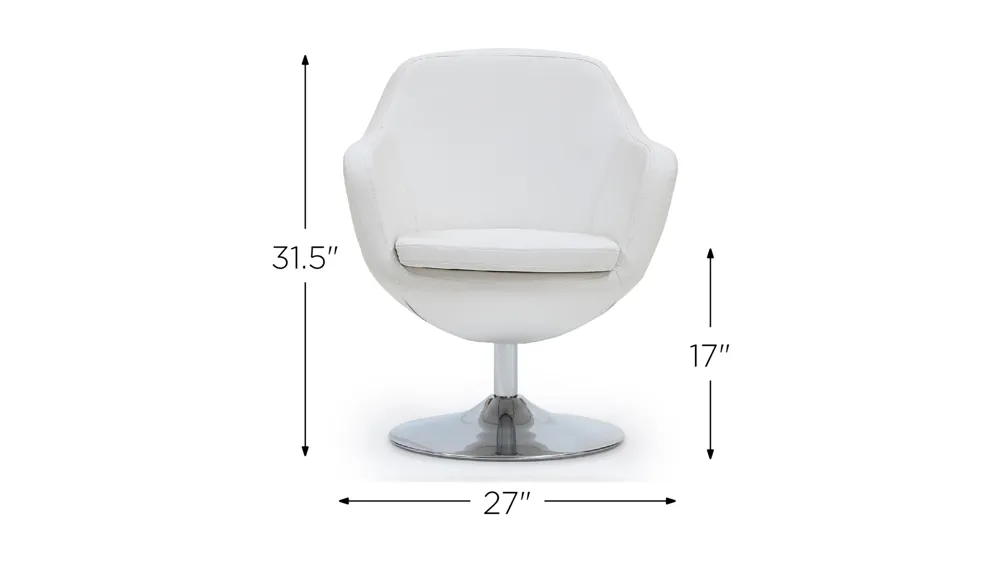 Caisson Accent Chair Dimensions