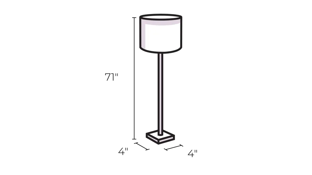 Flair Floor Lamp Dimensions