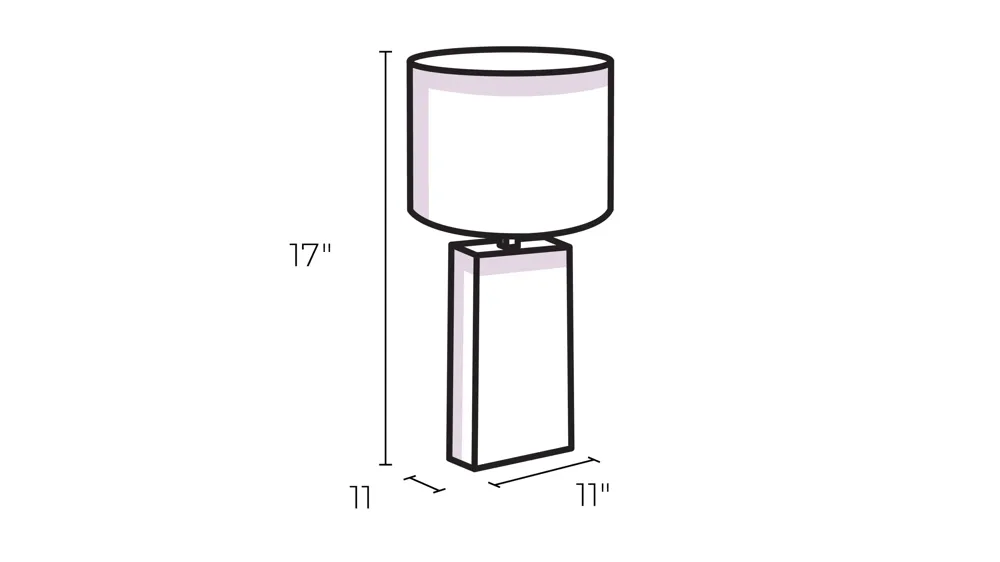 Kelsey Table Lamp Dimensions