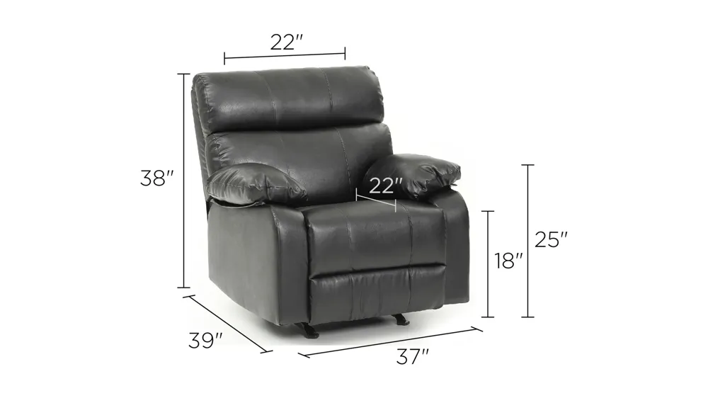 Manny Rocker Recliner Dimensions