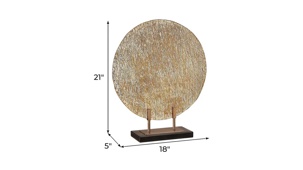 Layan Art Glass Charger Dimensions