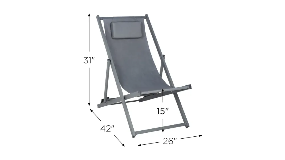 Camlin Patio Chairs Set of 2 Dimensions