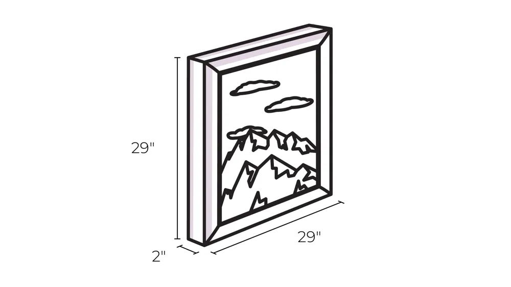 Thame Wall Clock Dimensions