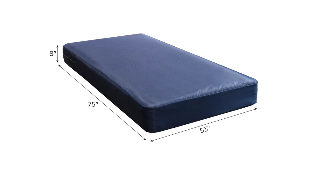 Magic Sleeper Firm Vinyl Pocket Coil Mattress w/Inverted Seam Dimensions