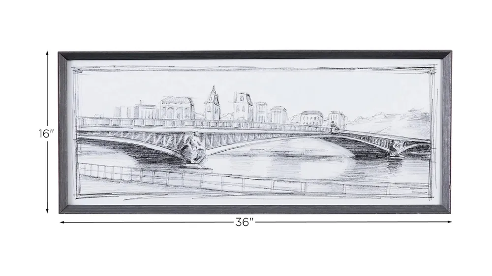 Pont Mirabeau Wall Art Dimensions