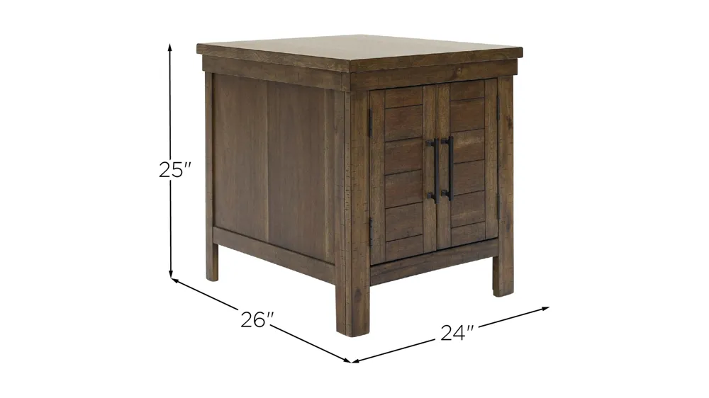Montana End Table Dimensions