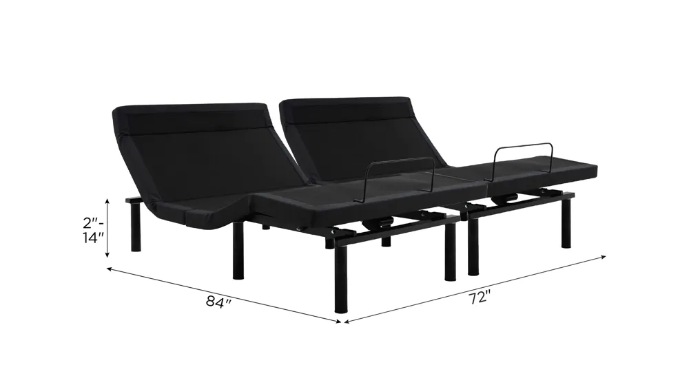 Baselogic Platinum Adjustable Base Dimensions