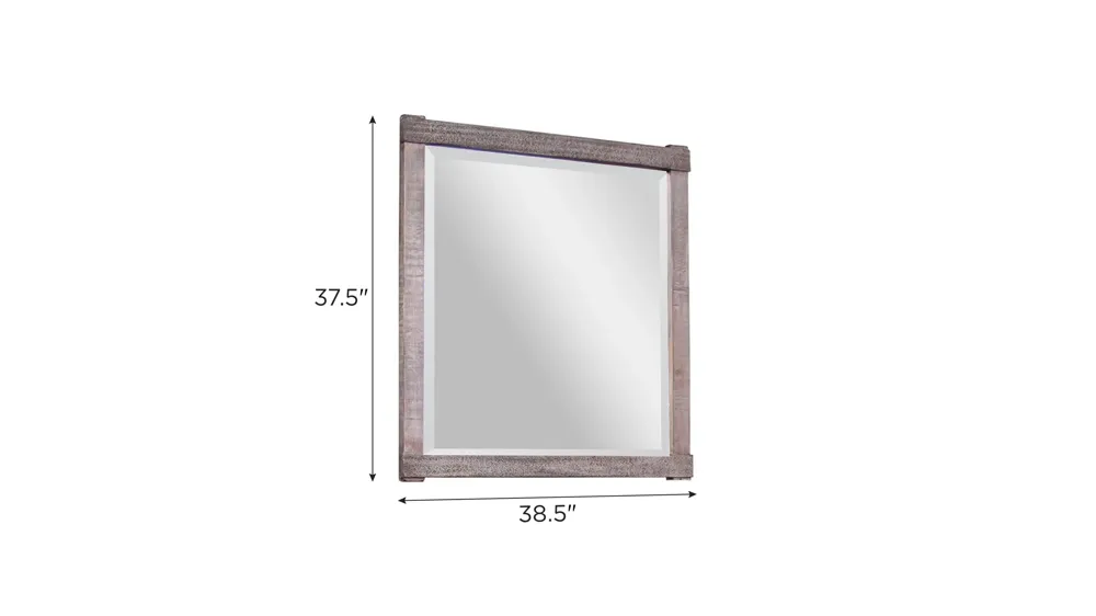 San Angelo Bedroom Dresser Mirror Dimensions