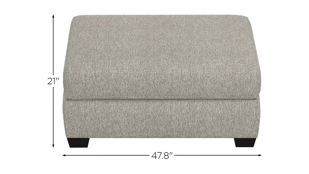 Colonist Cocktail Ottoman Dimensions