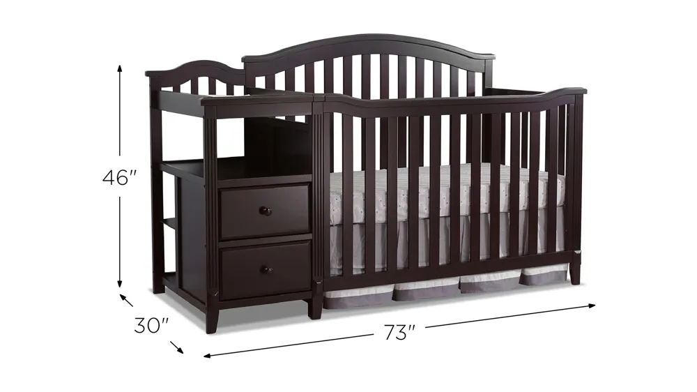 Berkley Crib & Changer Dimensions