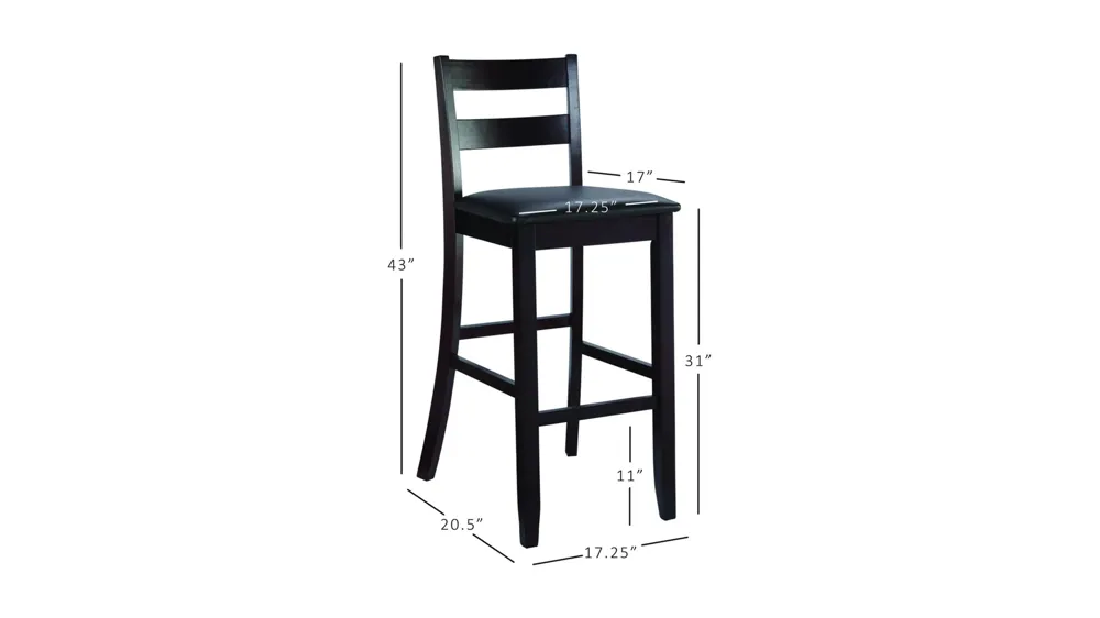 Triena Bar Stool Dimensions