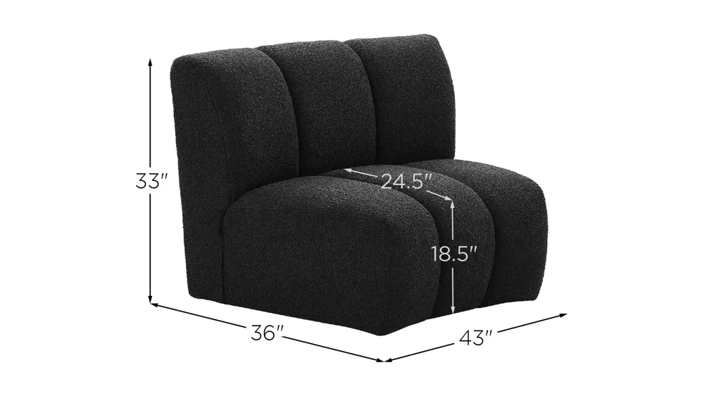 Infinity Modular Wedge Dimensions