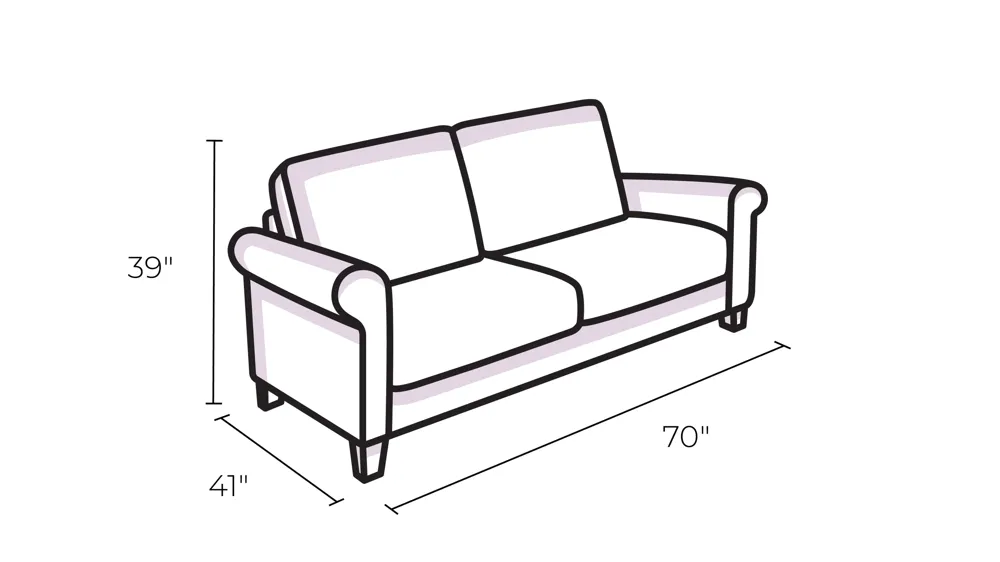 Karinne Loveseat Dimensions