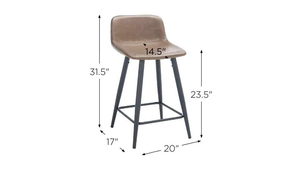 Jana Counter Stool Dimensions