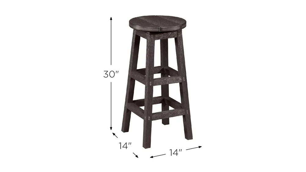 Capterra Casual Recycled Outdoor Barstool Dimensions