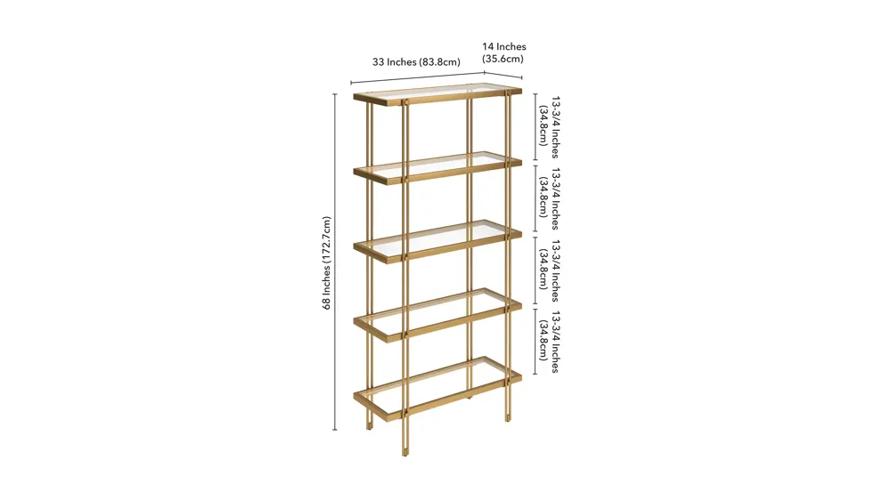 Driscoll Bookcase Dimensions