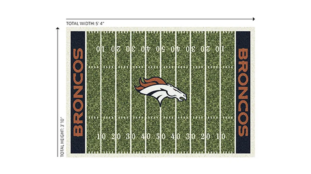 NFL Homefield Rug Dimensions