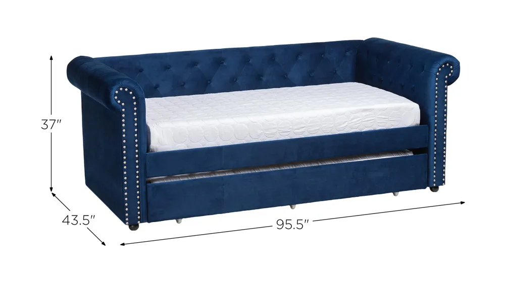 Mabelle Daybed with Trundle Dimensions