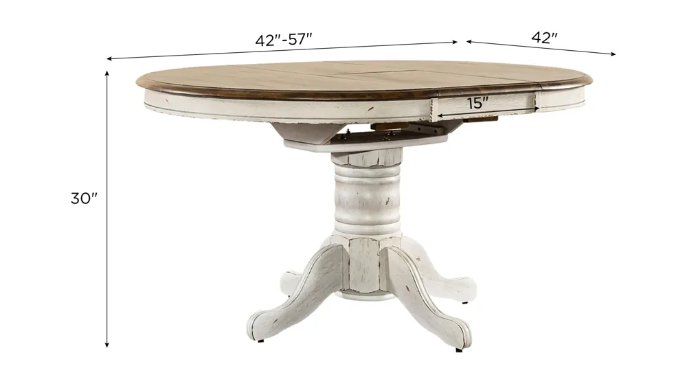 Carolina Crossing Dining Table Dimensions