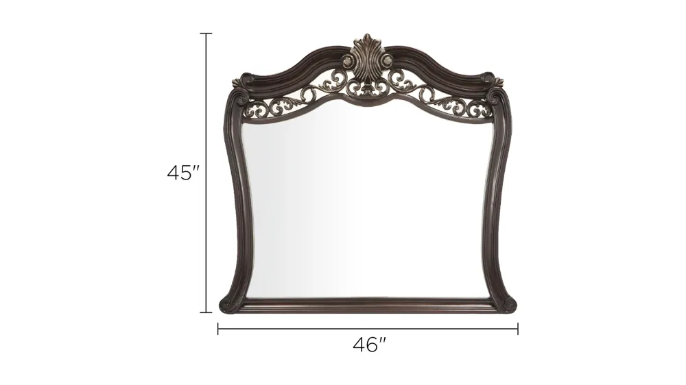 Palazzo Bedroom Dresser Mirror Dimensions
