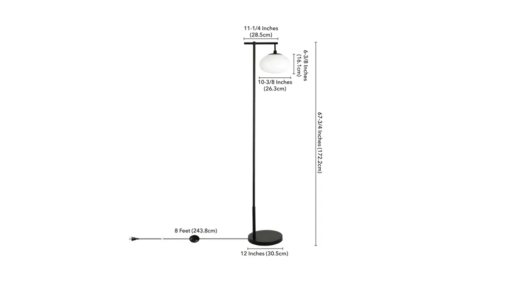 Blume Floor Lamp Dimensions