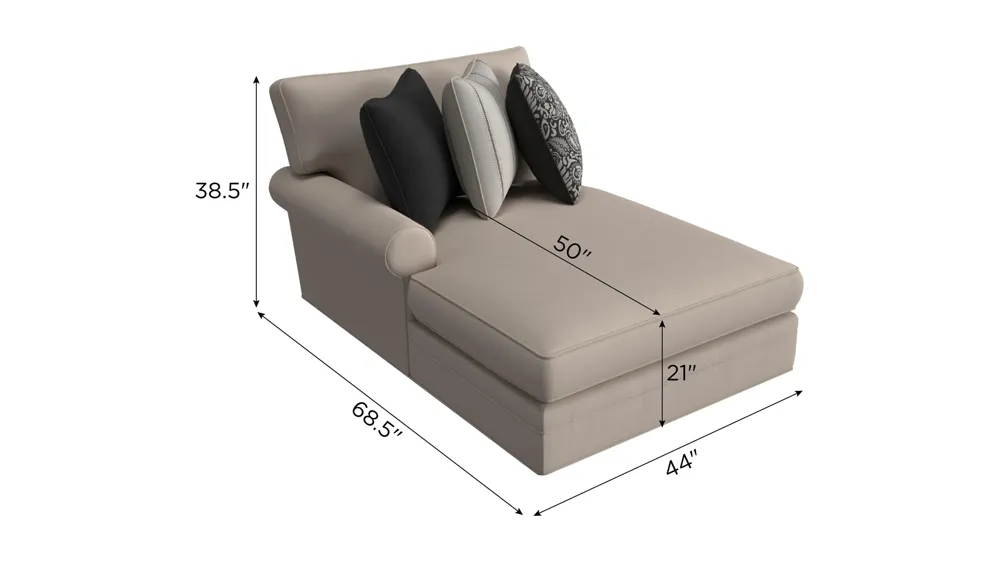 Wilkinson Left Arm Facing Chaise Dimensions
