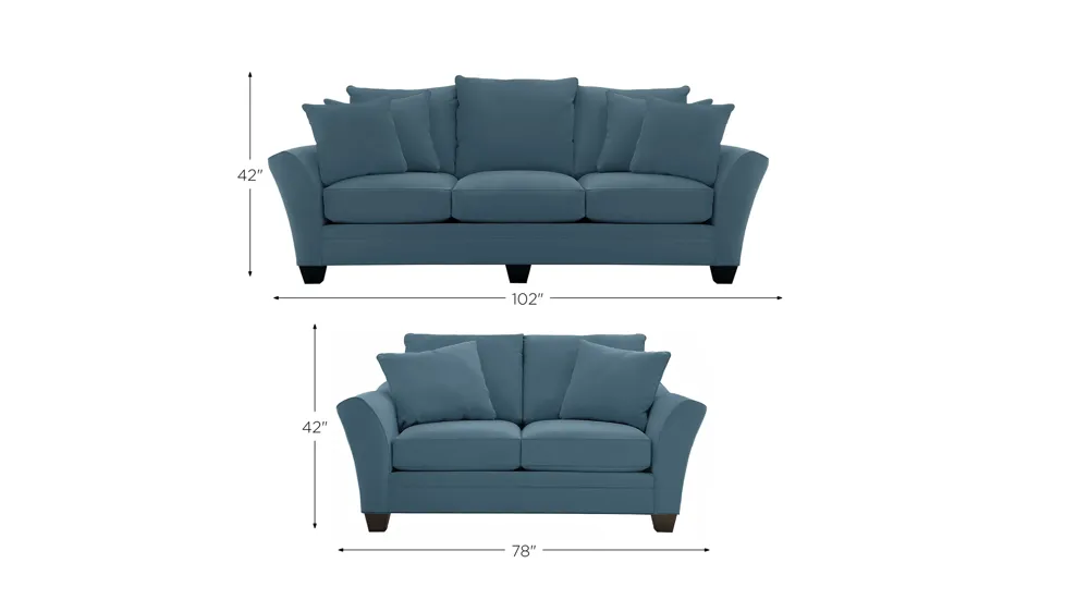 Briarwood Living Room Set Dimensions