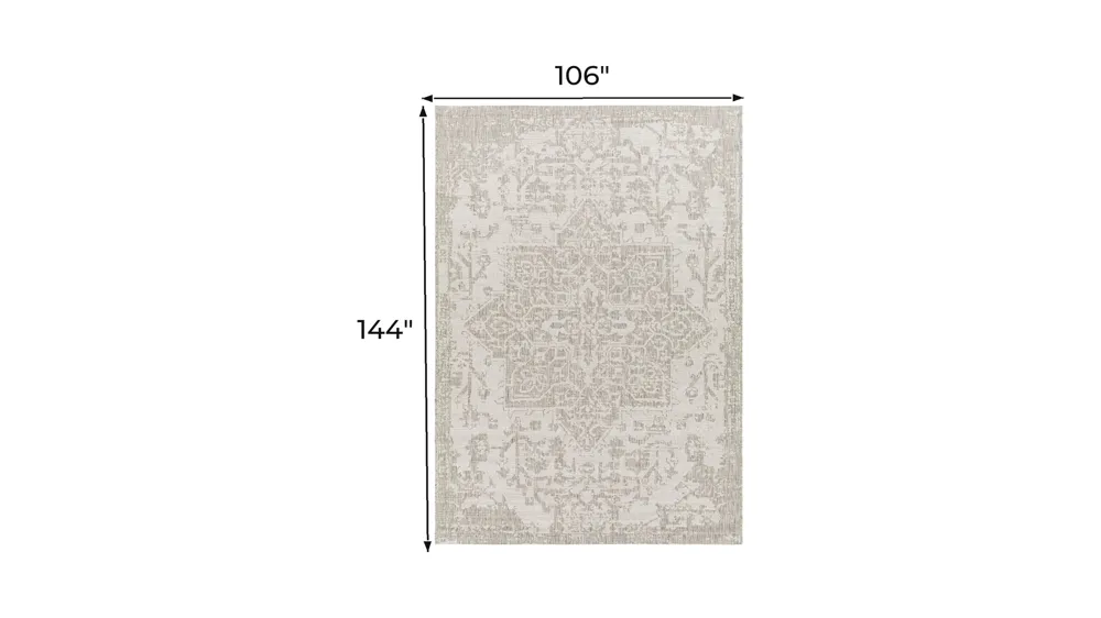 Eagean Cyprus Indoor/Outdoor Area Rug Dimensions