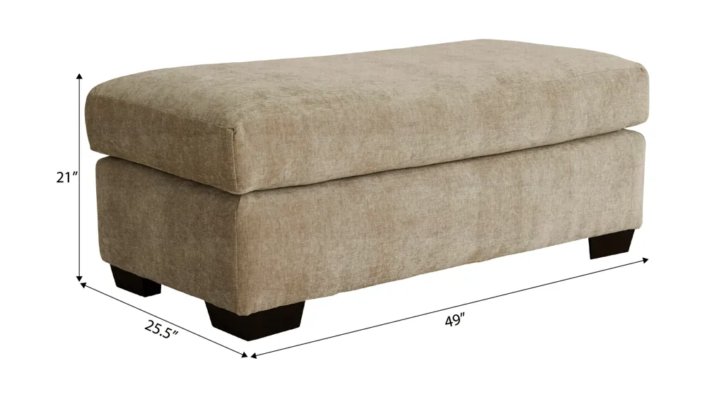 Oliver Small Ottoman Dimensions