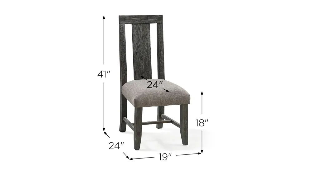 Meadow Upholstered Dining Chair Dimensions