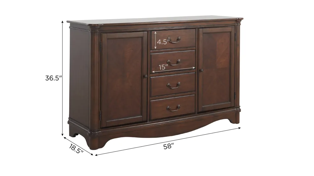 Winchester Buffet Dimensions