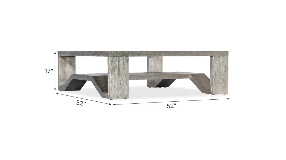 Melange Saber Cocktail Table Dimensions