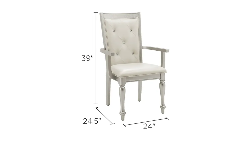 Tiffany Dining Armchair Dimensions