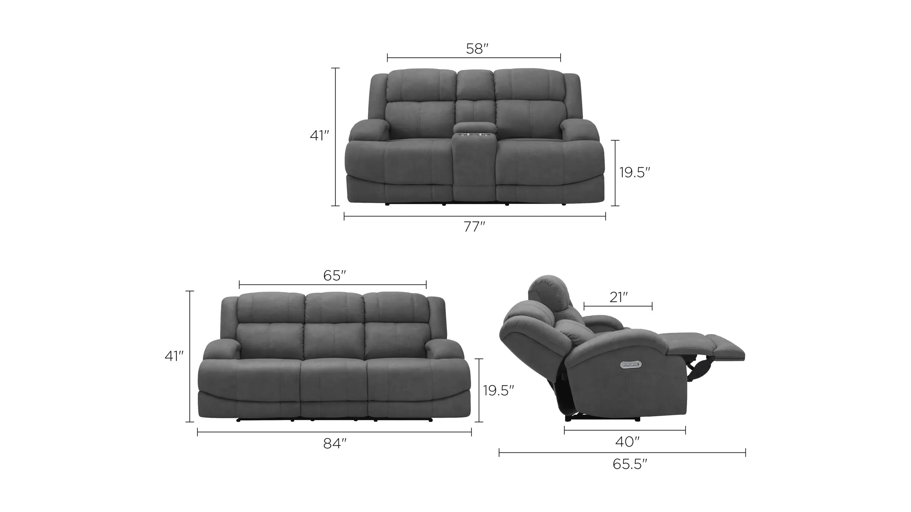Quincey Living Room Set | Raymour & Flanigan