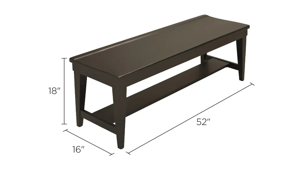 Colebrook Bench Dimensions
