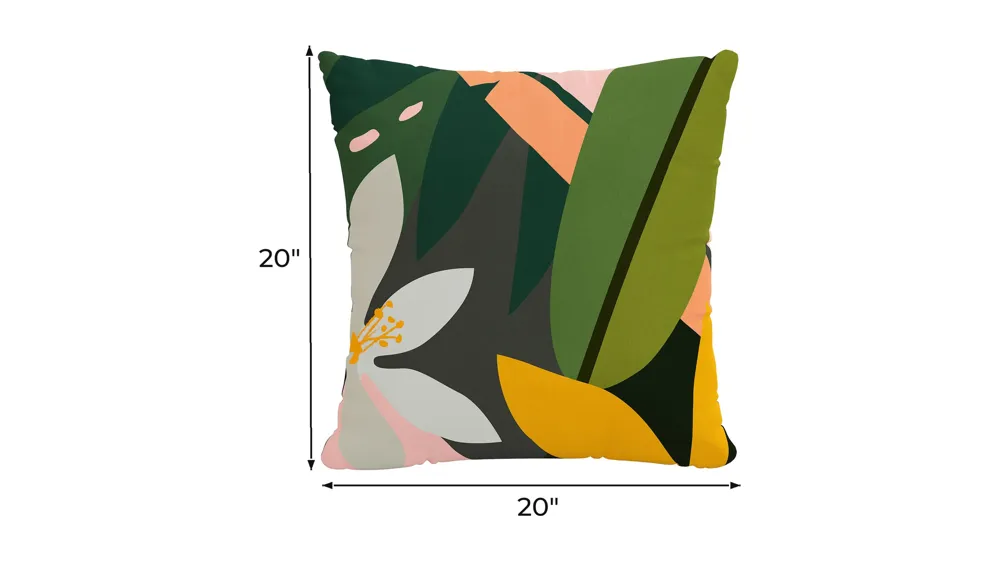 20" Outdoor Ibiza Pillow Dimensions