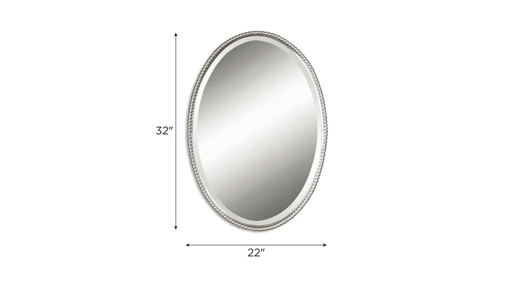 Sherise Oval Wall Mirror Dimensions