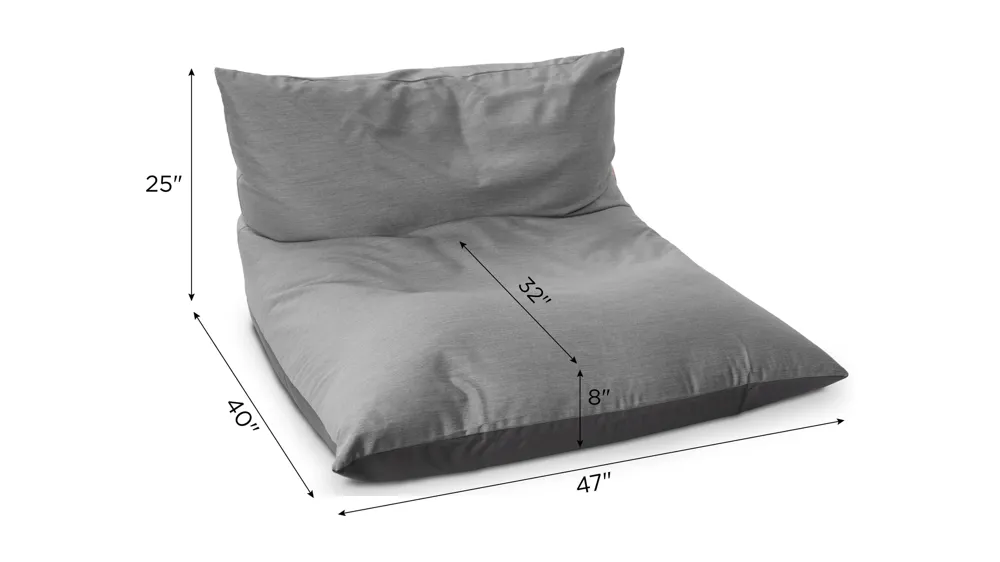 Mareda Outdoor Bean Bag Lounge Chair Dimensions