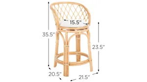 Reslor Counter Stool with Cushion