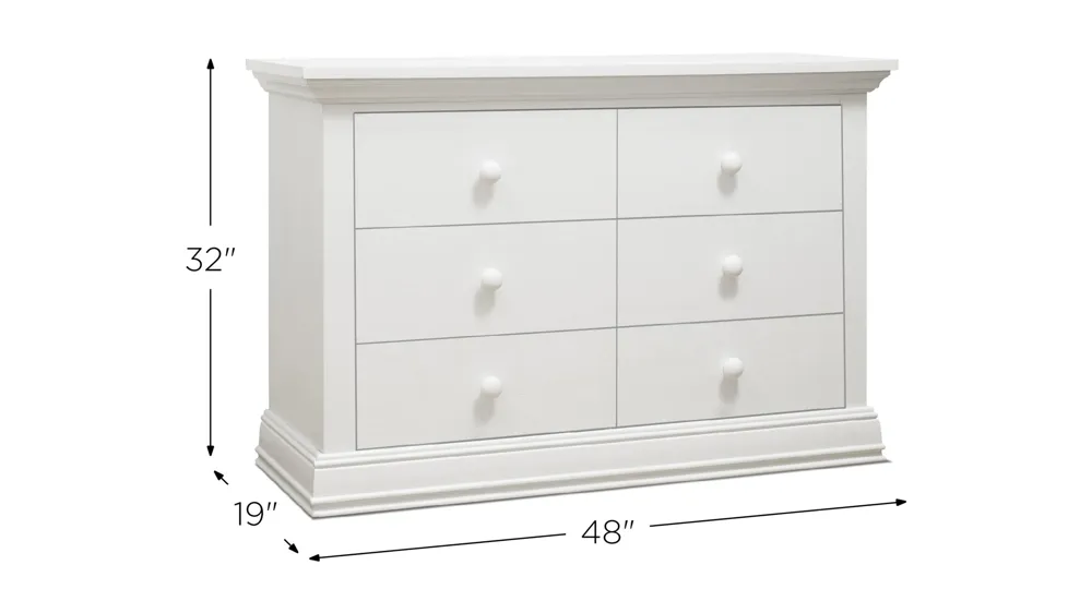 Modesto Double Dresser Dimensions