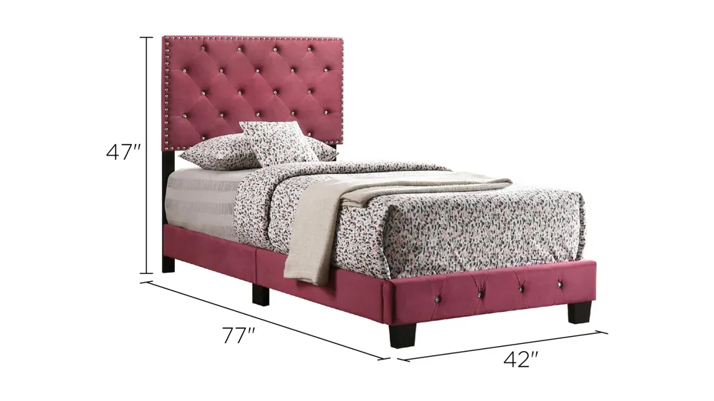 Suffolk Upholstered Panel Bed Dimensions
