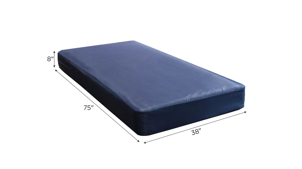 Magic Sleeper Firm Vinyl Pocket Coil Mattress w/Inverted Seam Dimensions