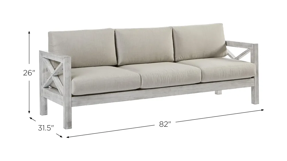 Farlowe Outdoor Sofa Dimensions