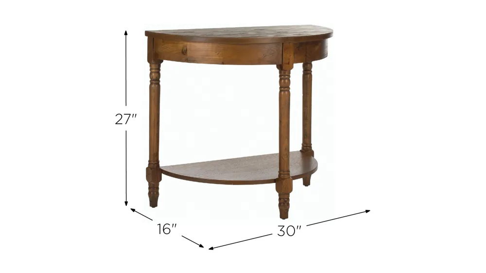 Aviator Console Table Dimensions