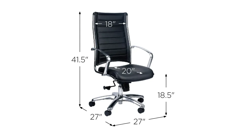 Europa Office Chair Dimensions