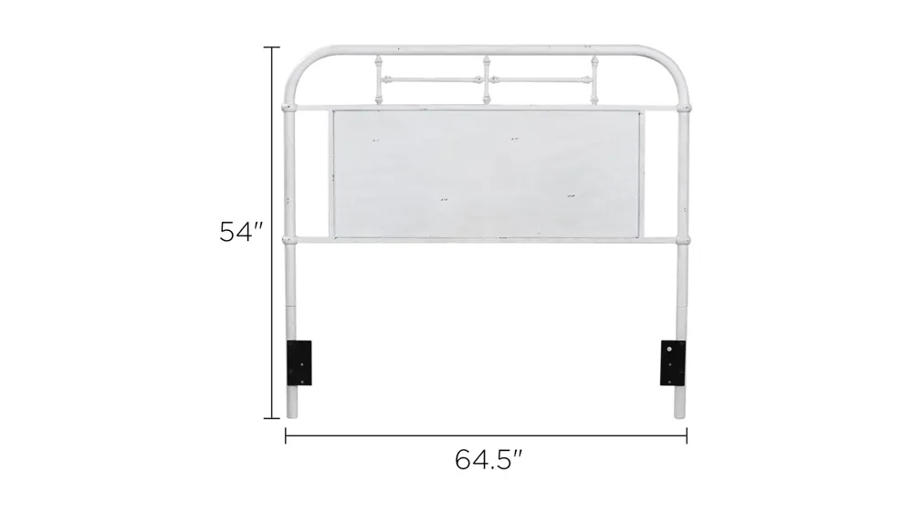 Vintage Series Metal Headboard Dimensions