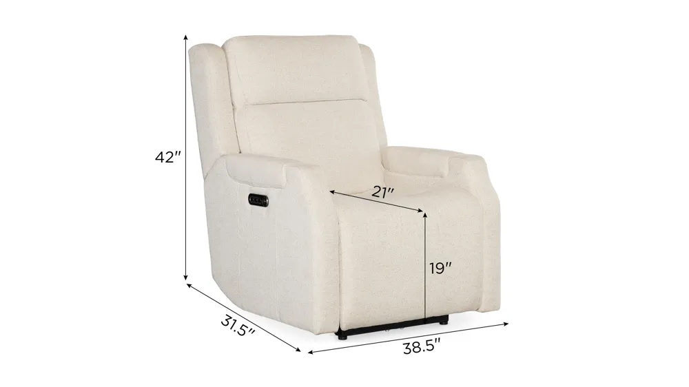 Nelson Zero Gravity Power Recliner Dimensions