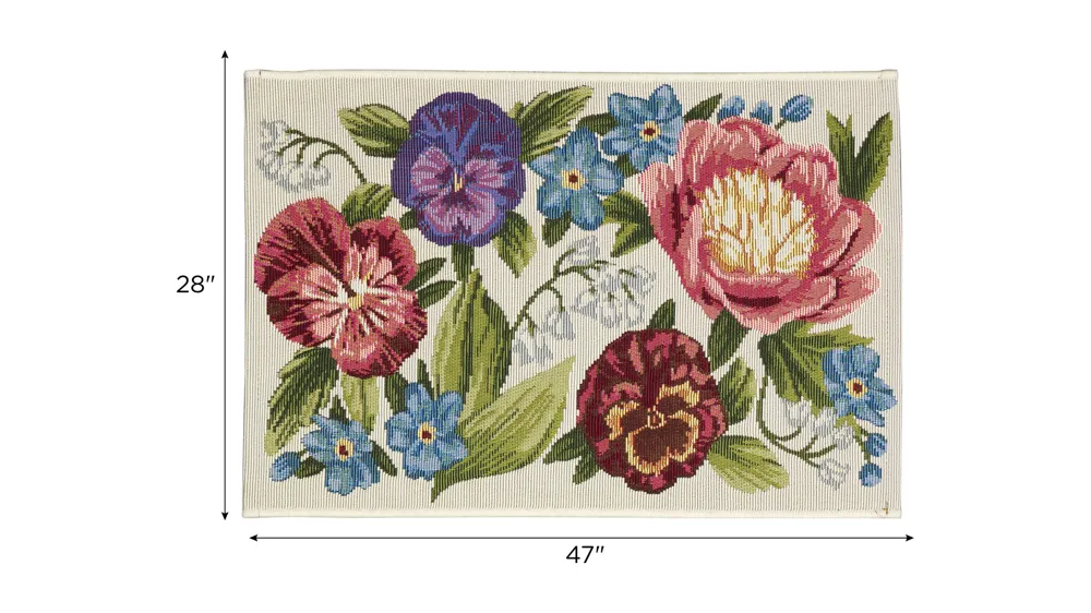 Esencia Secret Garden Indoor/Outdoor Mat Dimensions