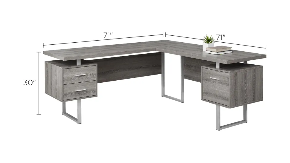 Jojo 70" Computer Desk Dimensions
